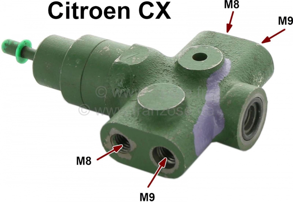 Sonstige-Citroen - Veiligheidsschuif, voor het remsysteem. In ruil. Hydraulisch systeem LHM. Geschikt voor Ci