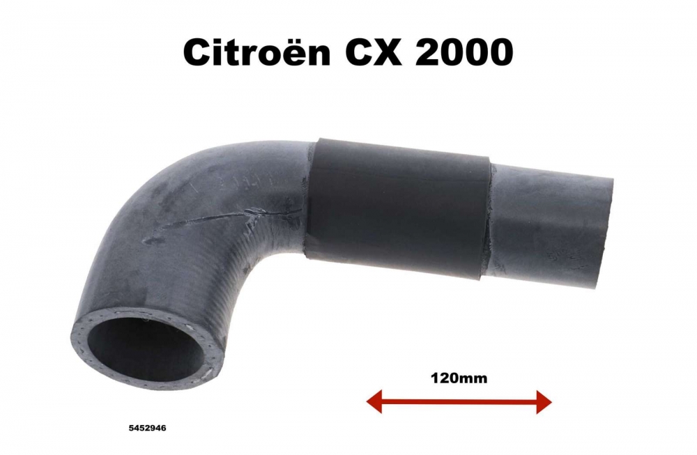 Sonstige-Citroen - CX 2000, radiatorslang. Geschikt voor CX 2000 tot modeljaar 01/1975 (niet geschikt voor CX