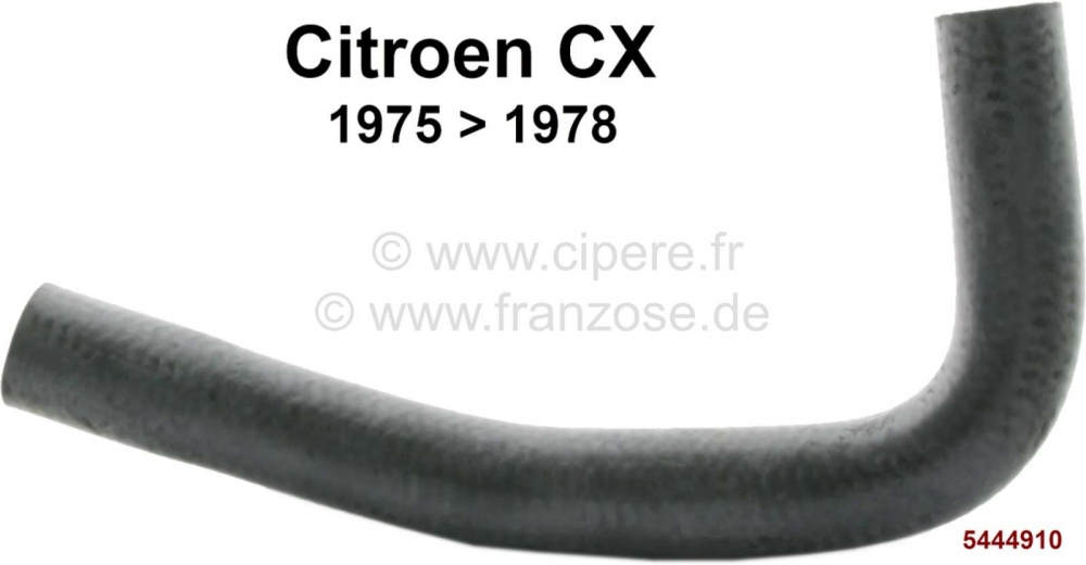 Sonstige-Citroen - CX, bovenste radiatorslang voor de warmtewisselaar (kachel). Geschikt voor Citroen CX, van