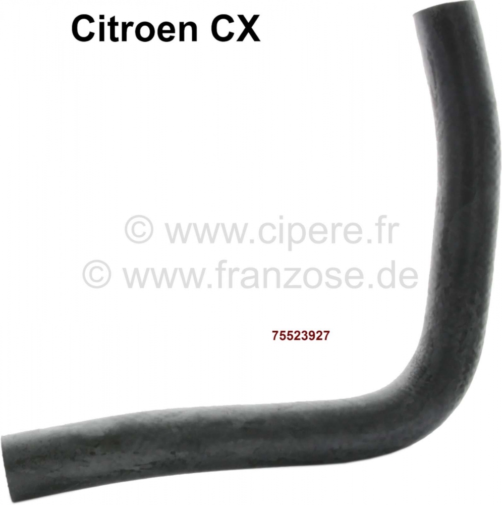 Sonstige-Citroen - CX, radiatorslang Citroen CX. Of. Nr. 75523927