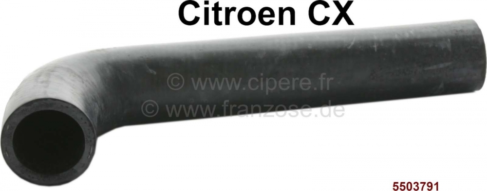 Sonstige-Citroen - CX, radiatorslang onder de carburateur (voorgloeislang). Geschikt voor Citroen CX. Of. Nr.