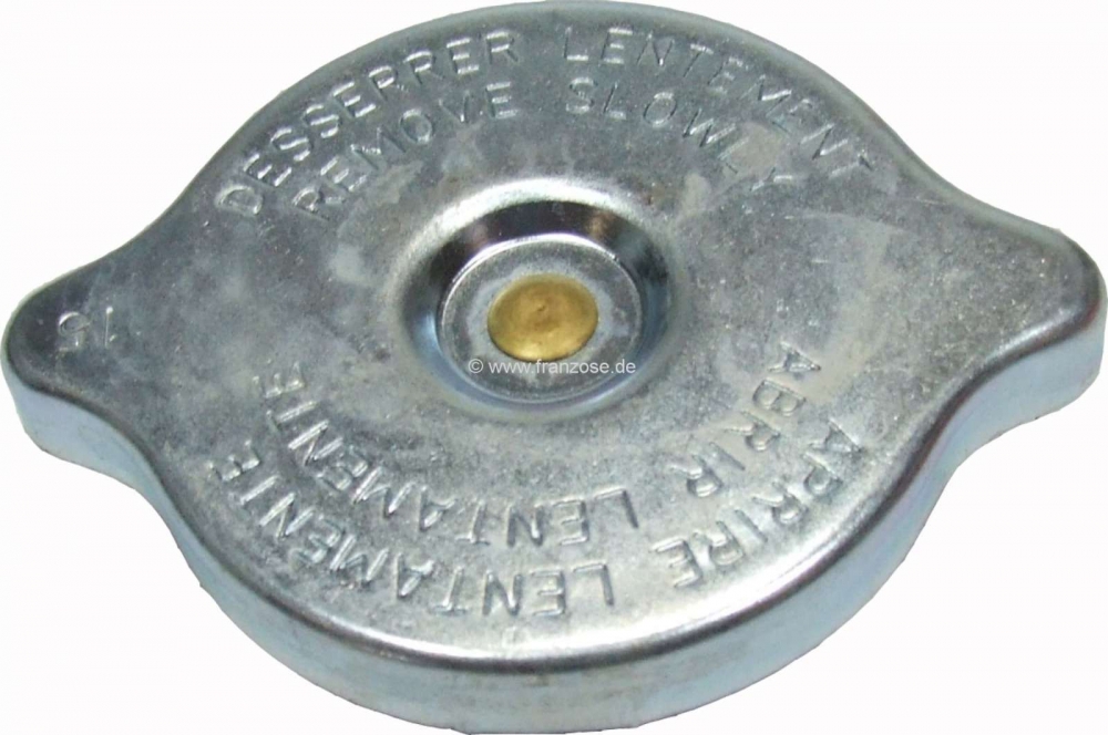 Alle - Radiateurdop CX 1 benzinemotor, 2000+2200+2400, Talbot Samba. 57 mm dopmaat, 37 mm drukpla