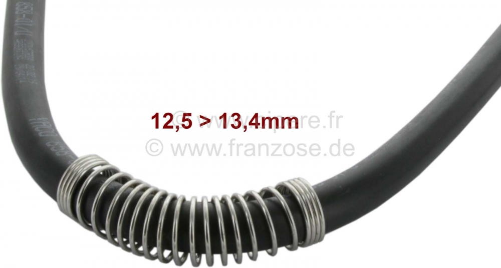 Peugeot - Slangbuigmof. Geschikt voor slangen met een buitendiameter van 12,5 > 13,4 mm. Lengte: 60 