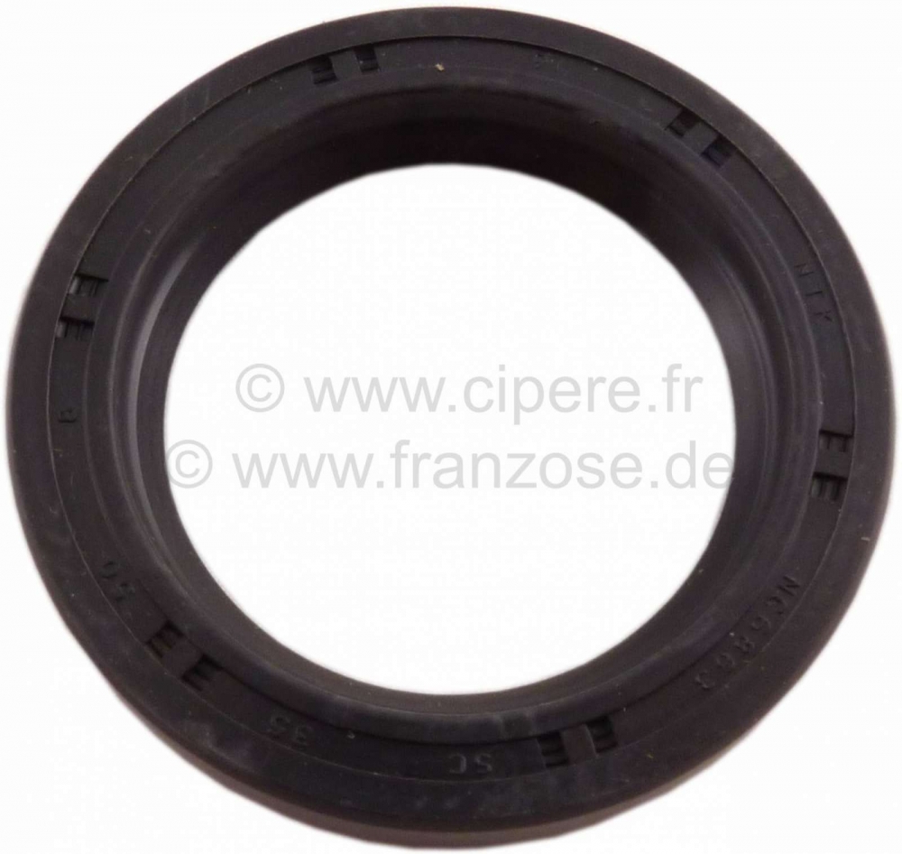 Citroen-2CV - Oliekeerring nokkenas 35x50x8, Citroen BX 1,7D/ 1,7TD/1,9D/ Xantia 1,9D/ 1,9TD/ Visa 1,7D.