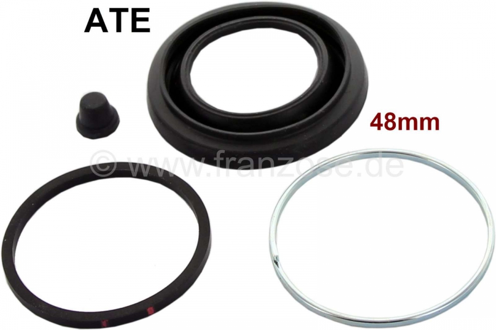 Alle - P 204/304/R14/Visa, ATE remklauwreparatieset, 48mm zuiger. Geschikt voor Peugeot 204, 304,