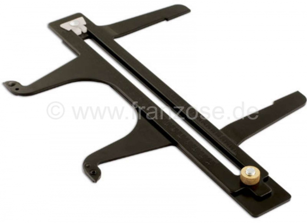 Citroen-DS-11CV-HY - Remtrommel- en remblokstelmeter (alleen voor remtrommel). Volledig gemaakt van metaal. Dez