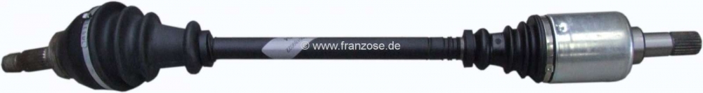 Citroen-2CV - P 304/305, aandrijfas past links of rechts. Peugeot 304. Totale lengte: 760 mm. Uitwendige