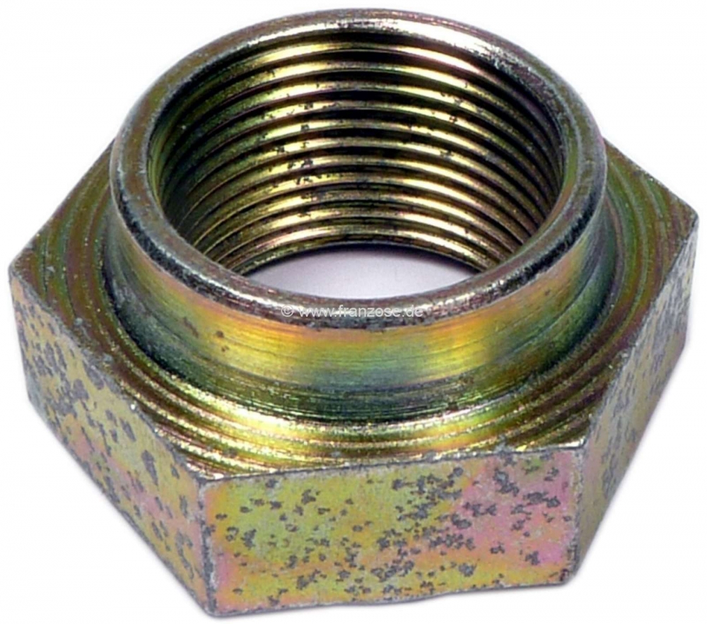Renault - Achterasmoer, Peugeot 404, 505, 505, 604, schroefdraad M25 x 1,5, sleutelwijdte 36mm. Of. 