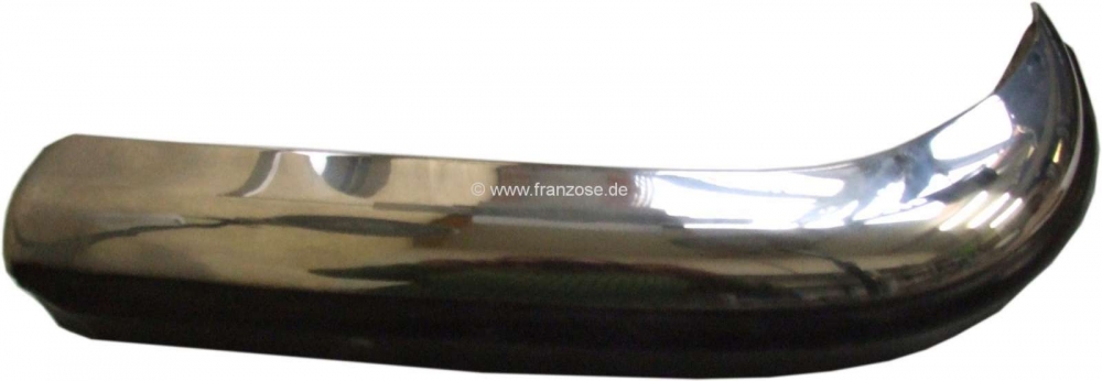 Citroen-2CV - P 204/304, hoek rechter achterbumper, compleet met rubberen lijst. 1968 tot 1973, gemaakt 