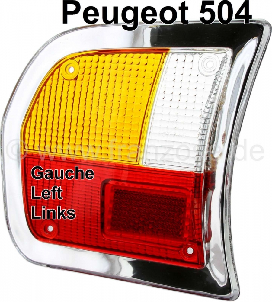Peugeot - P 504, achterlichtkap links, voor berline 1970-1982