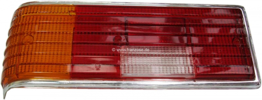 Alle - Simca/1307-1507, achterlichtkap links, met chromen frame (Frankani)