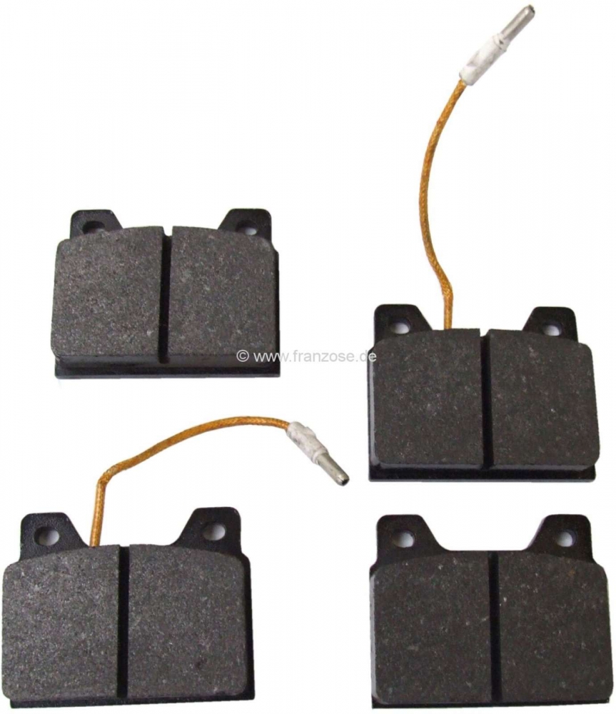 Alle - P 504/604/Talgora, remblokken achter. Girling remsysteem. Geschikt voor Peugeot 504 + 604,