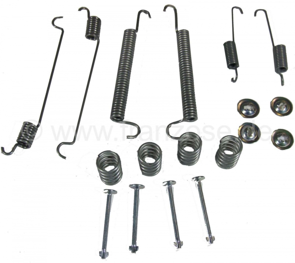 Alle - Simca, montage set remschoenen. Geschikt voor Simca - Talbot 1100, 150, 1307, 1308, 1309, 