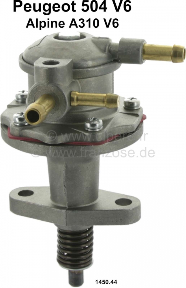 Peugeot - Benzinepomp V6. Geschikt voor Peugeot 504 V6. Remault Alpine A310. 3x aansluiting! Of. Nr.