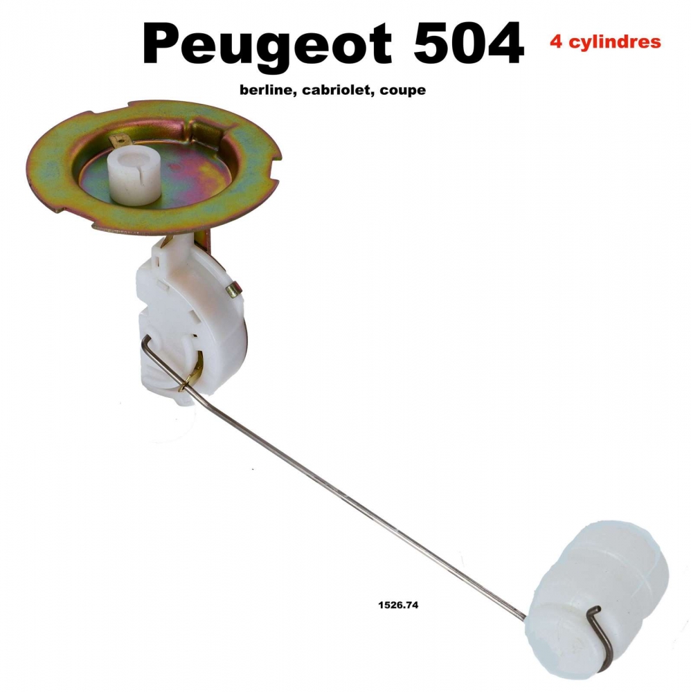 Renault - P 504, brandstoftanksensor. Geschikt voor Peugeot 504 (4 cilinder), voor sedan, cabriolet 