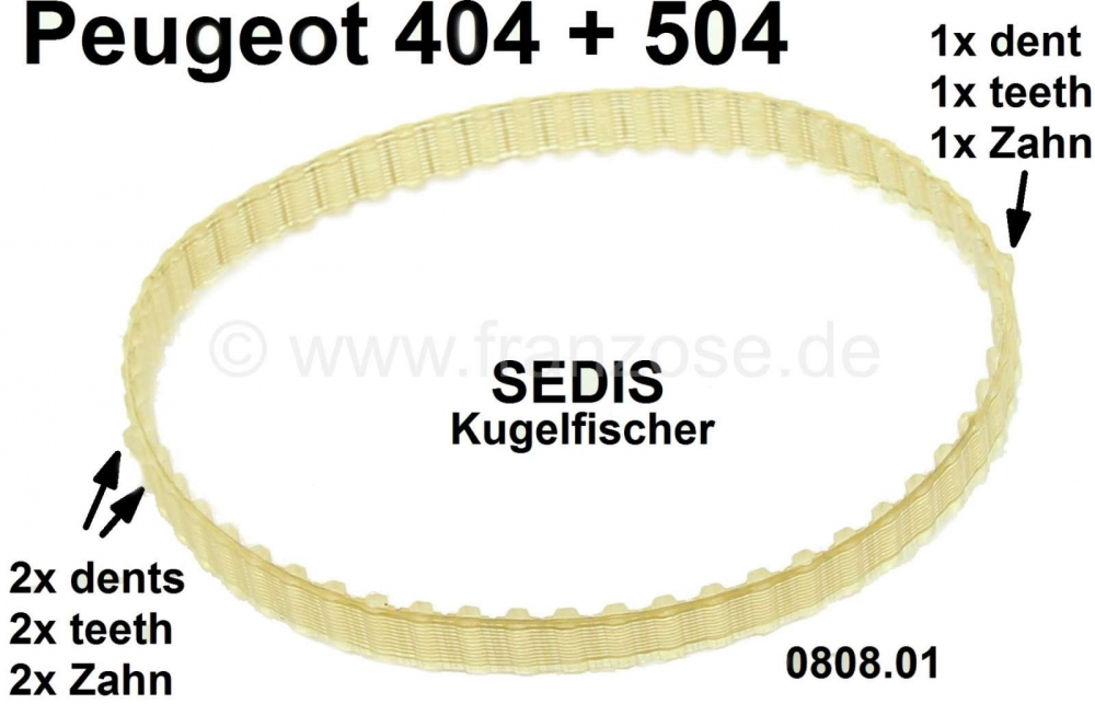 Peugeot - Kugelfischer aandrijfriem (distributieriem) 