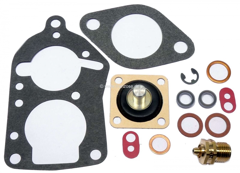 Peugeot - P 403/404/504/Simca, Carburateurreparatieset Peugeot 403, 404, 504, Simca Rally 1000. Carb