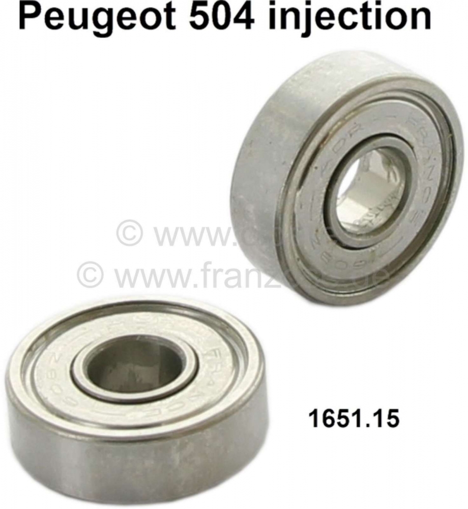 Renault - P 504, lager (2 stuks) gasklepas. Geschikt voor Peugeot 504 injectiemotor. Of. Nr. 1651.15