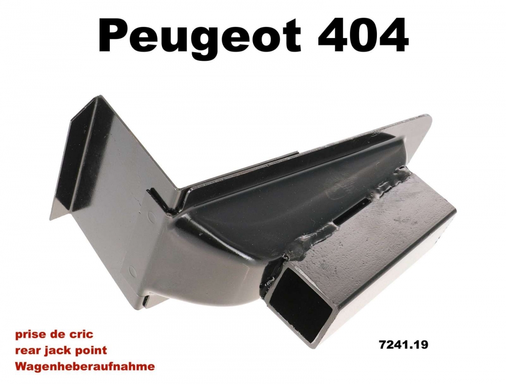 Peugeot - P 404, achterste kriksteun (achterin). Geschikt voor Peugeot 404, Bestelnr. 7241.19
