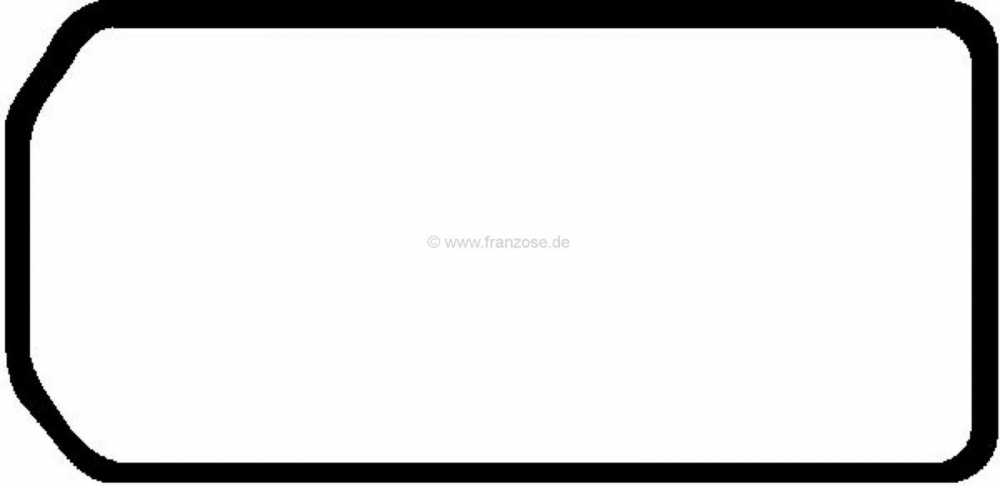 Citroen-2CV - P 204/304, kleppendekselpakking. Geschikt voor Peugeot 204 + 304, van 1967 tot 1975, gesch