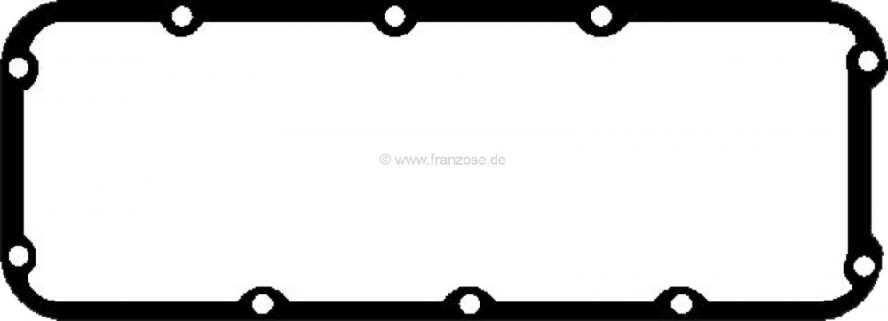 Peugeot - P 504 V6/R30, kleppendekselpakking rechts, voor Peugeot, Renault V6, met gegoten aluminium