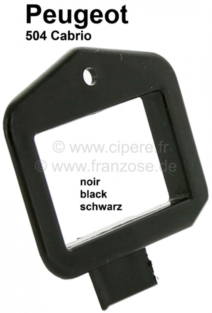 Renault - P 504C, deurgreep veiligheidshendel (binnenzijde) kunststof afdekking. Geschikt voor Peuge