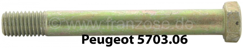 Sonstige-Citroen - P 203/403, schroef 12x99mm, voor montage van de DC dynamo. Geschikt voor Peugeot 203 + 403