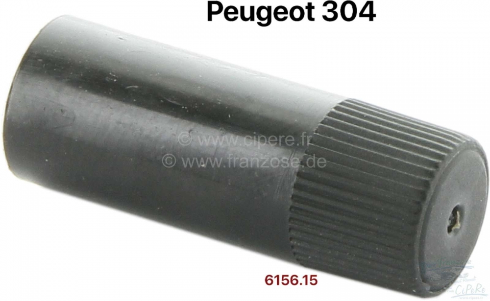 Peugeot - Kunststof drukknop (dashboard). Geschikt voor Peugeot 304, Bestelnr. 6156.15