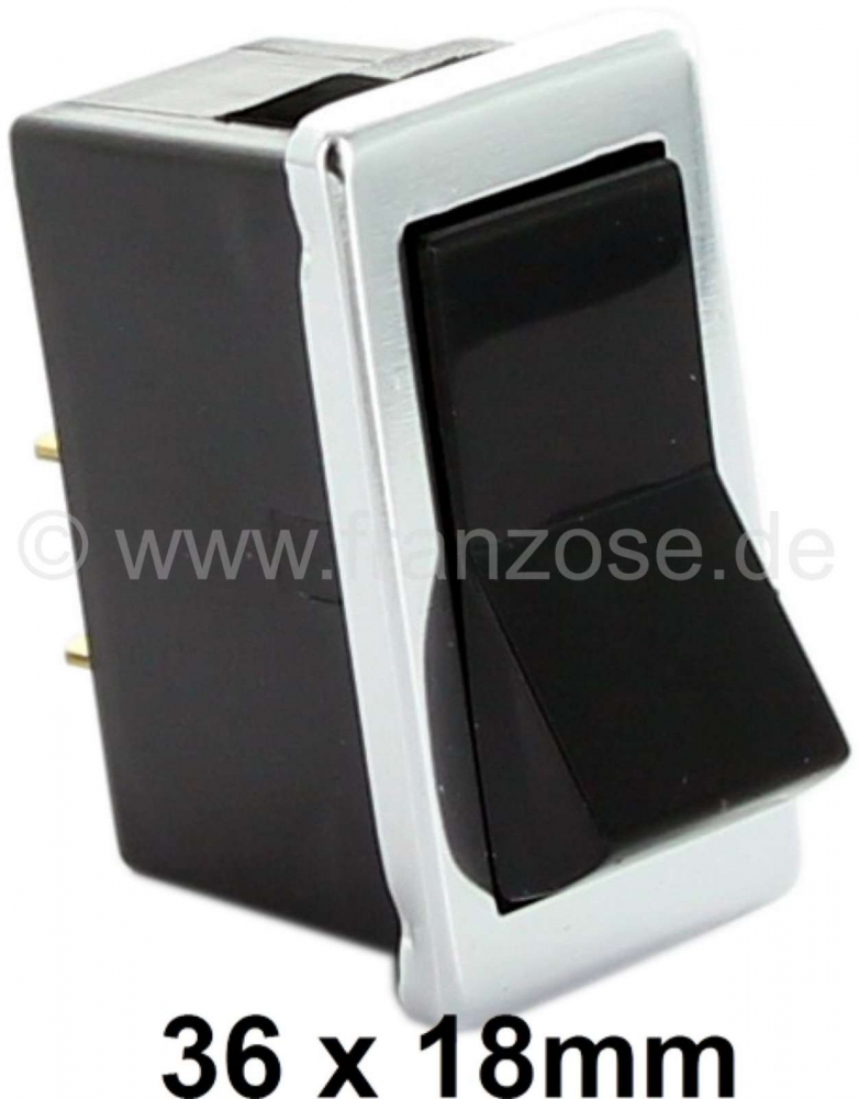 Renault - Universele tuimelschakelaar, geschikt voor Peugeot + Renault. De schakelaar heeft geen opd