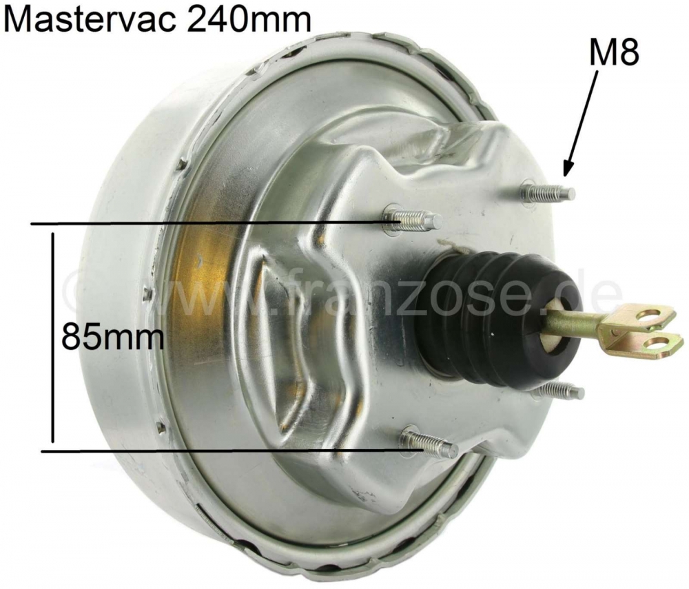 Peugeot - P 504, Mastervac (rembekrachtiger). Geschikt voor Peugeot 504 berline + cabrio (vanaf mode