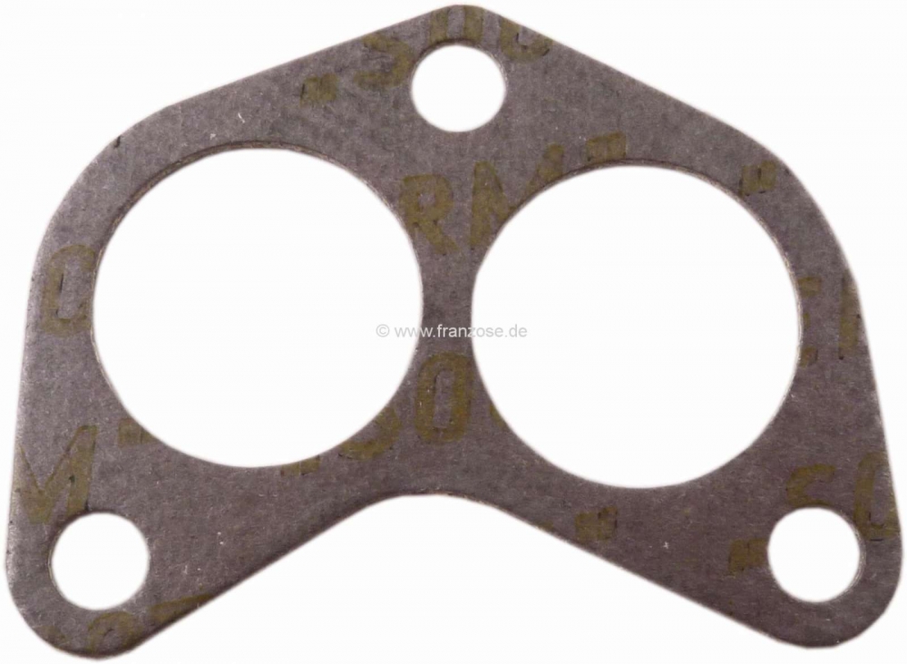 Citroen-2CV - Dubbele Y-pakking (aansluiting dubbele spruitstukpijp op het uitlaatspruitstuk). Dikte: 1,