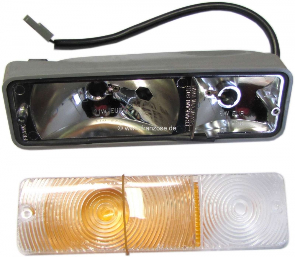 Peugeot - P 104, complete richtingaanwijzer rechtsvoor. Peugeot 104 + 104 Coupe, gemonteerd van 1977