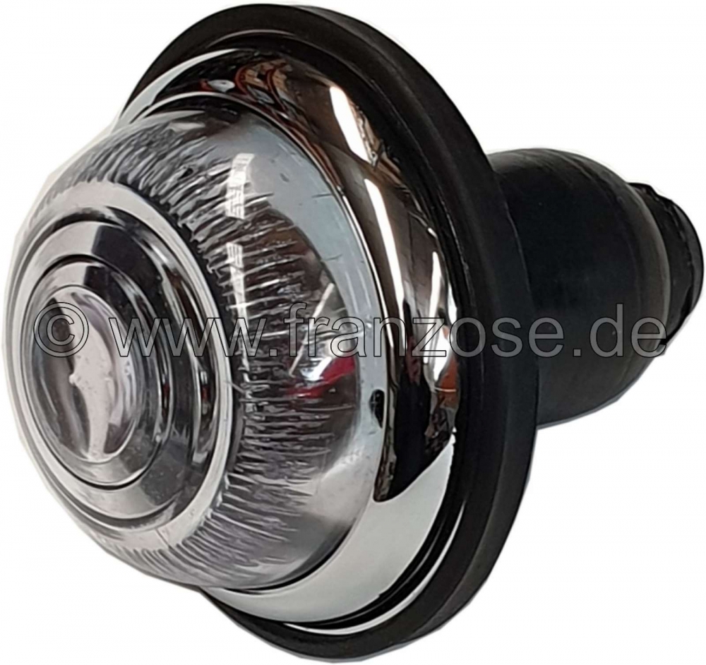 Peugeot - P 203, richtingaanwijzer vooraan. Geschikt voor Peugeot 203, goede reproductie. Buitendiam