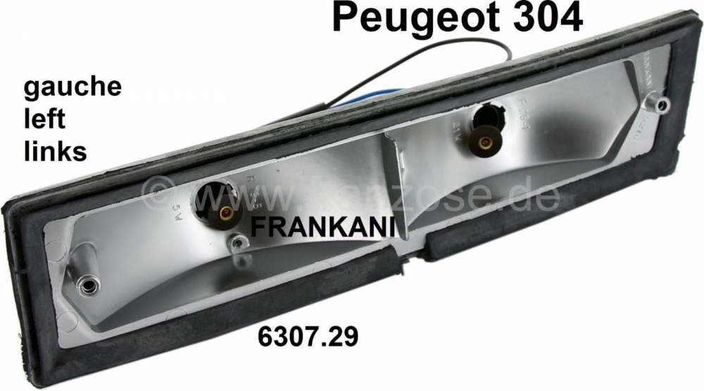 Peugeot - P 304, knipperlicht aansluiting links. Geschikt voor Peugeot 304, origineel FRANKANI, geen