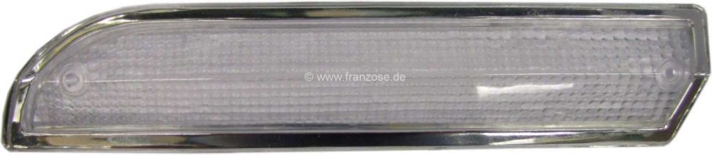 Peugeot - P 504, knipperlichtkap links, geheel wit met chromen frame