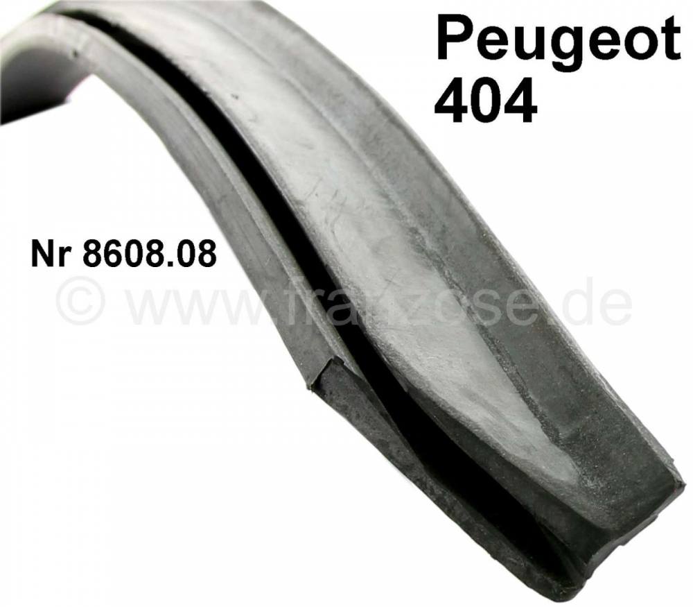 Peugeot - P 404, onderste kofferafdichting, dwars. Geschikt voor Peugeot 404 berline. Of. Nr. 8608.0