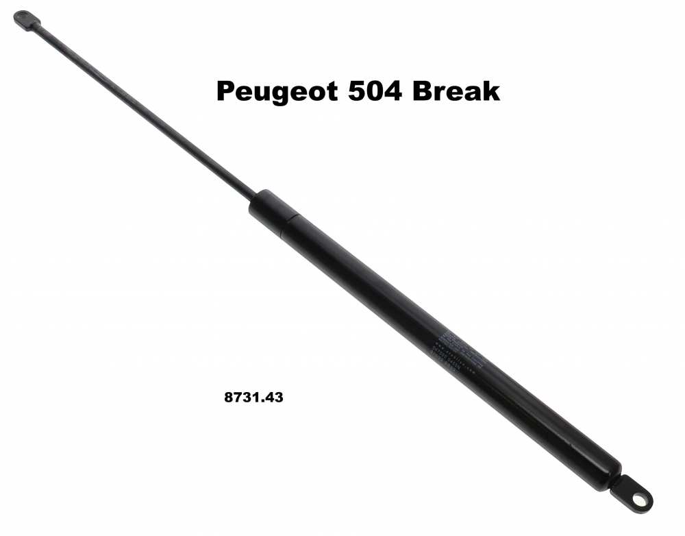 Peugeot - P 504, gasveer voor achterklep Peugeot 504 Break.