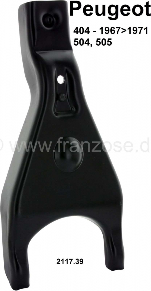 Peugeot - P 404/504/505, ontkoppelingsvork, voor hydraulische koppeling (versnellingsbak BA7). Gesch