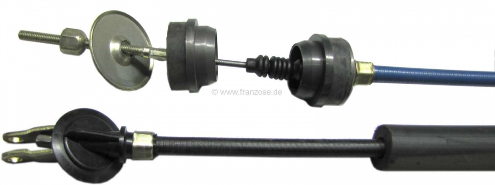 Peugeot - P 305, koppelingskabel. Geschikt voor Peugeot 305, vanaf modeljaar 1982 Bestelnr. 2150.61