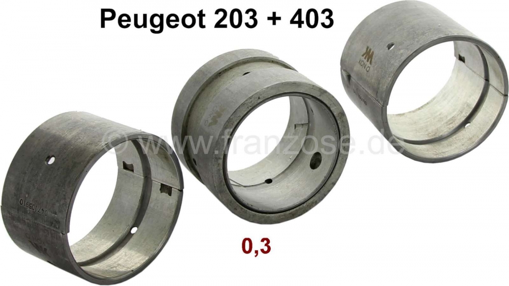 Peugeot - P 203/403, krukaslager. Geschikt voor Peugeot 203 + 403. 1 overmaat (0,30). Durchmesser: 4