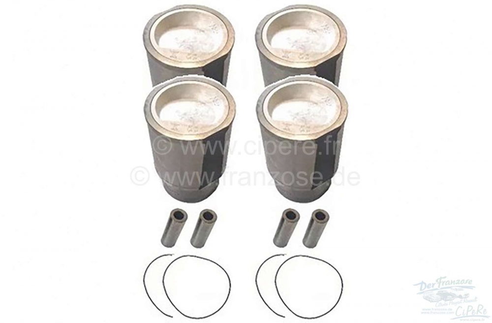 Peugeot - P 205, zuiger + cilinder (4 stuks). Geschikt voor Peugeot 205 GTI 1,6L. Origineel. Beperkt