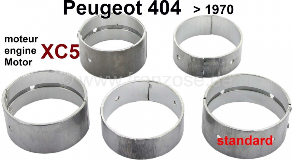 Peugeot - P 404, krukaslager, standaard maat. Geschikt voor Peugeot 404, bouwjaar voor 1970. Alleen 