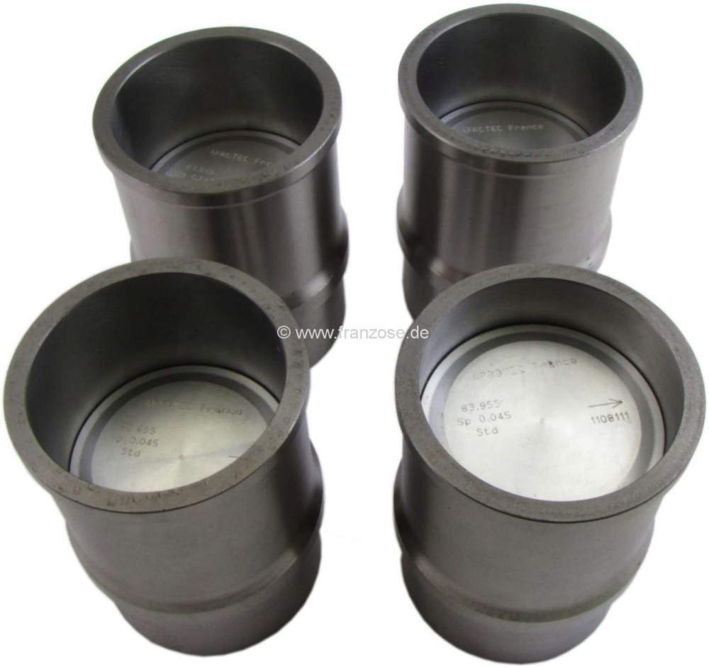 Peugeot - P 504 Injectie, zuiger + cilinder (4 stuks). Geschikt voor Peugeot 504 Injectie, vanaf 197