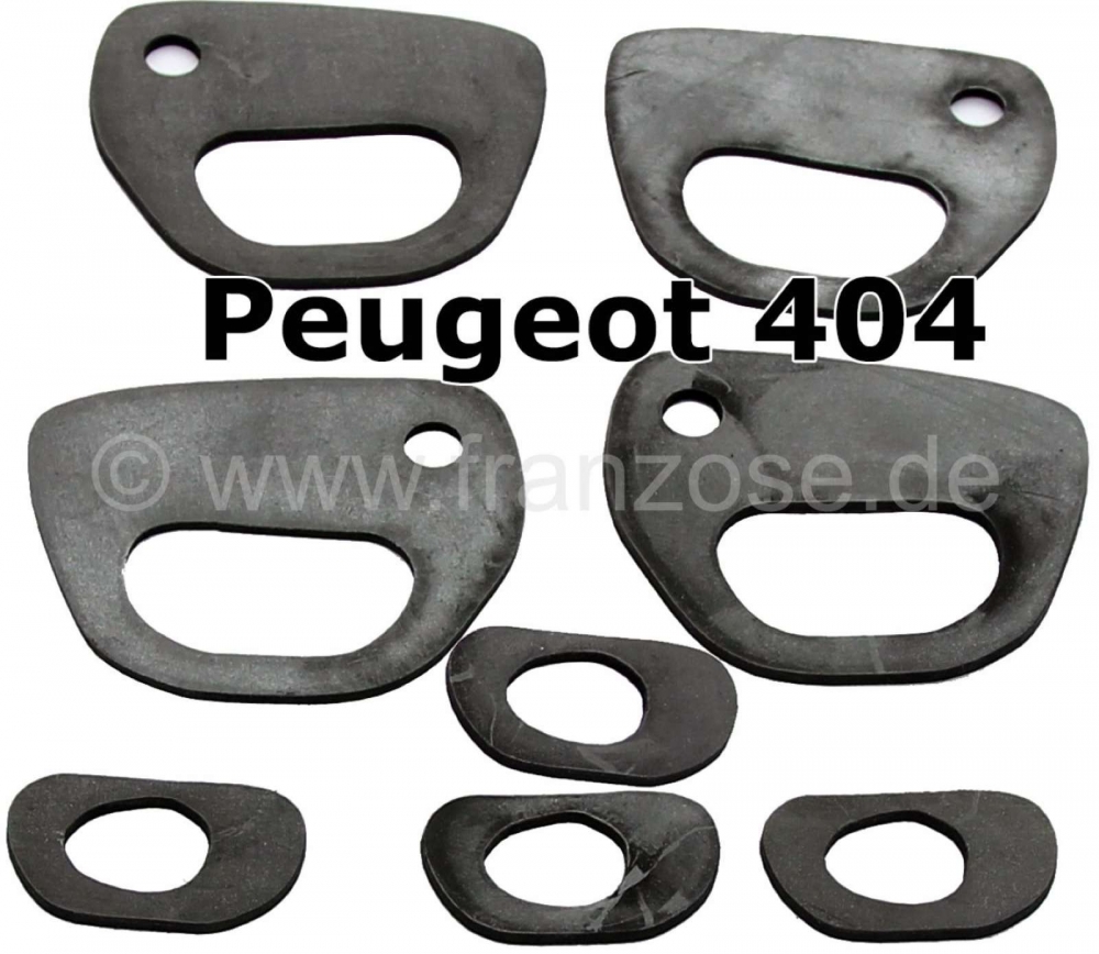 Peugeot - P 404, deurgreeprubbers. Geschikt voor Peugeot 404.