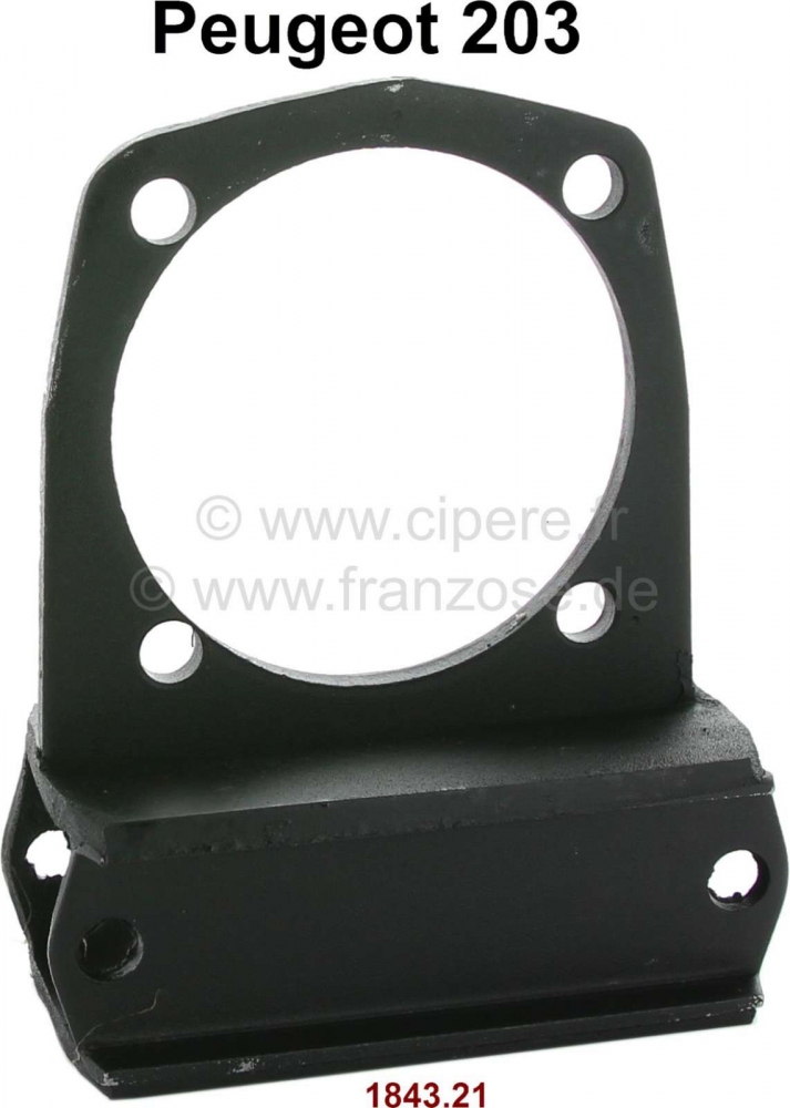 Peugeot - P 203, transmissiebevestiging. Geschikt voor Peugeot 203. 1 serie. Of. Nr. 1843.21