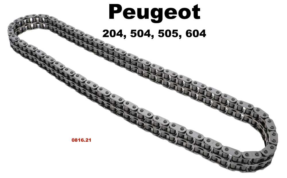 Renault - Distributieketting, 90 kettingschakels (duplex, dubbele ketting). Geschikt voor Peugeot 20