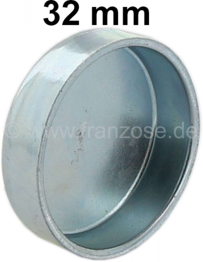 Renault - Vorststop (afsluitdop voor kerngat). Diameter: 32 mm. Geschikt voor Peugeot 504, J7. Of. N