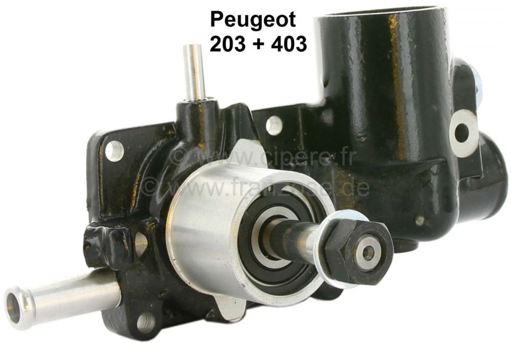 Peugeot - P 203/403, waterpomp voor Peugeot 203 + 403, de ventilator kan worden uitgeschakeld, voorv