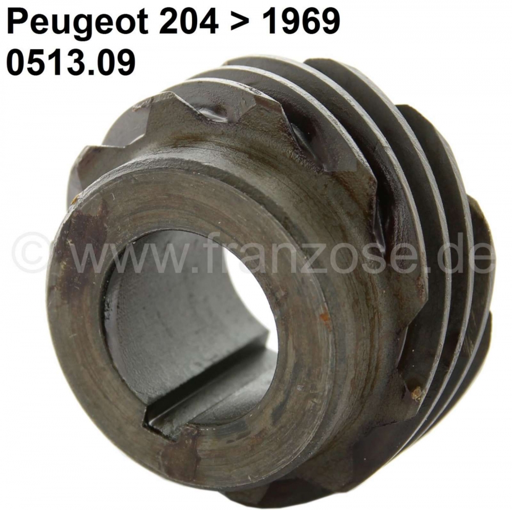 Citroen-2CV - P 204, aandrijftandwiel oliepomp, 11 tanden. Geschikt voor Peugeot 204, tot Salon 1969, Be