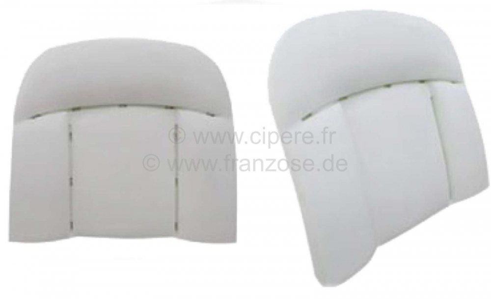 Peugeot - P 404C, schuim (rugleuning) voor 1 voorstoel. Geschikt voor Peugeot 404 Cabrio + 404 Coup�